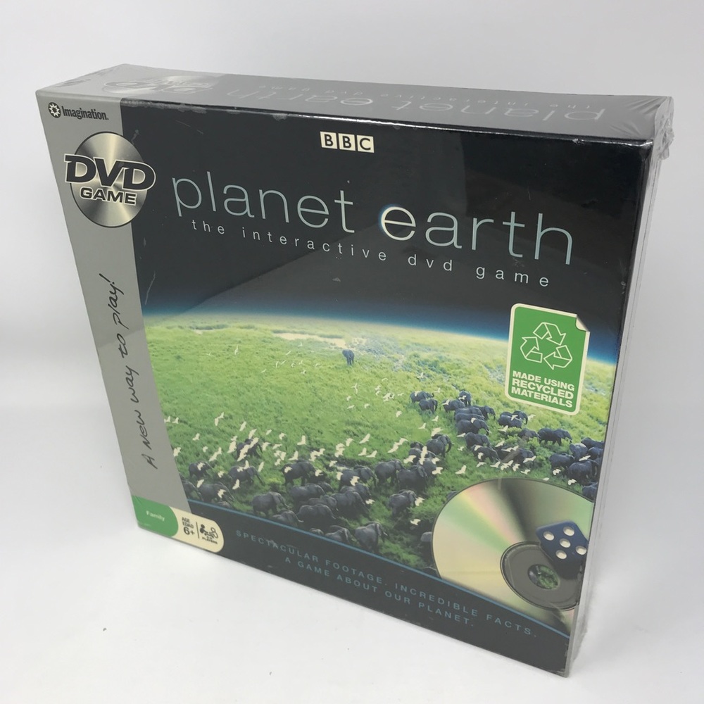 BBC Planet Earth Interactive DVD Game by Imagination 2007 Complete Sealed